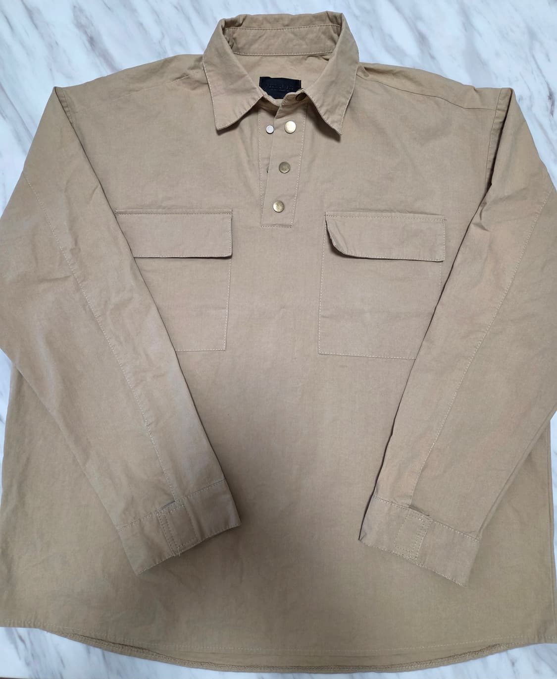 피어오브갓 밀리터리 캔버스 셔츠 상품이미지1