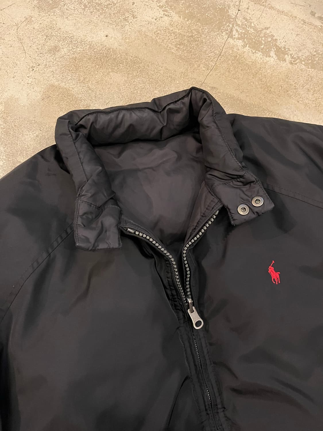 빈티지 폴로 랄프로렌 리버시블 헤링턴 다운점퍼 상품이미지6