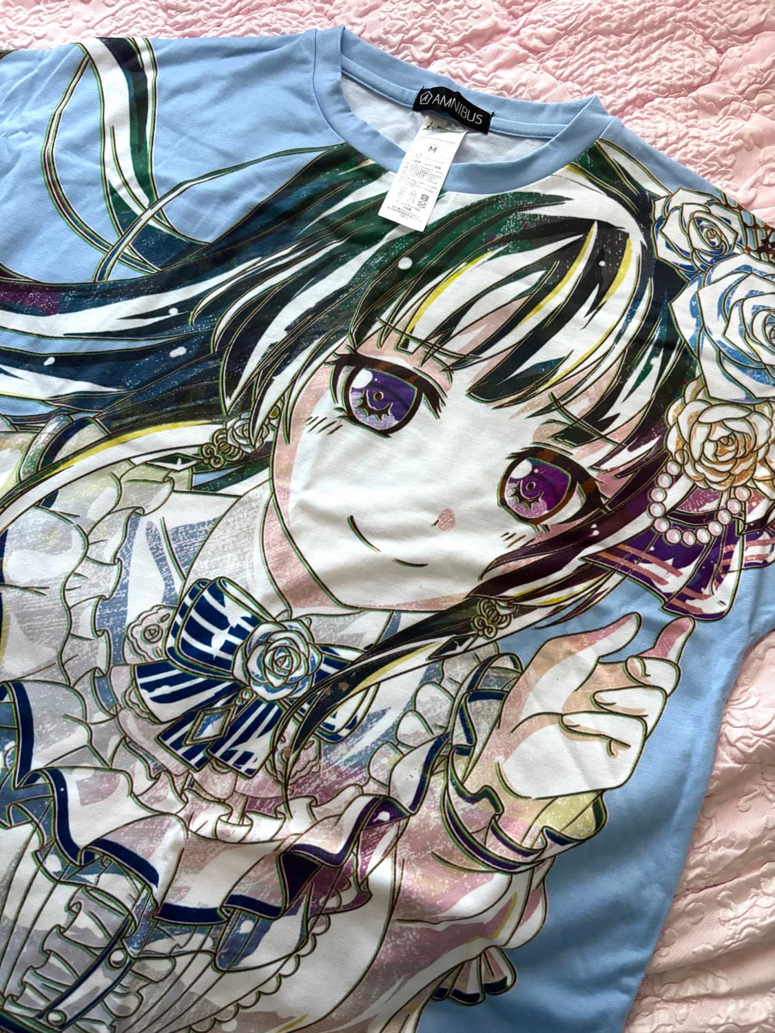 뱅드림 로젤리아 roselia 린코 풀그래픽 티셔츠 m 상품이미지1