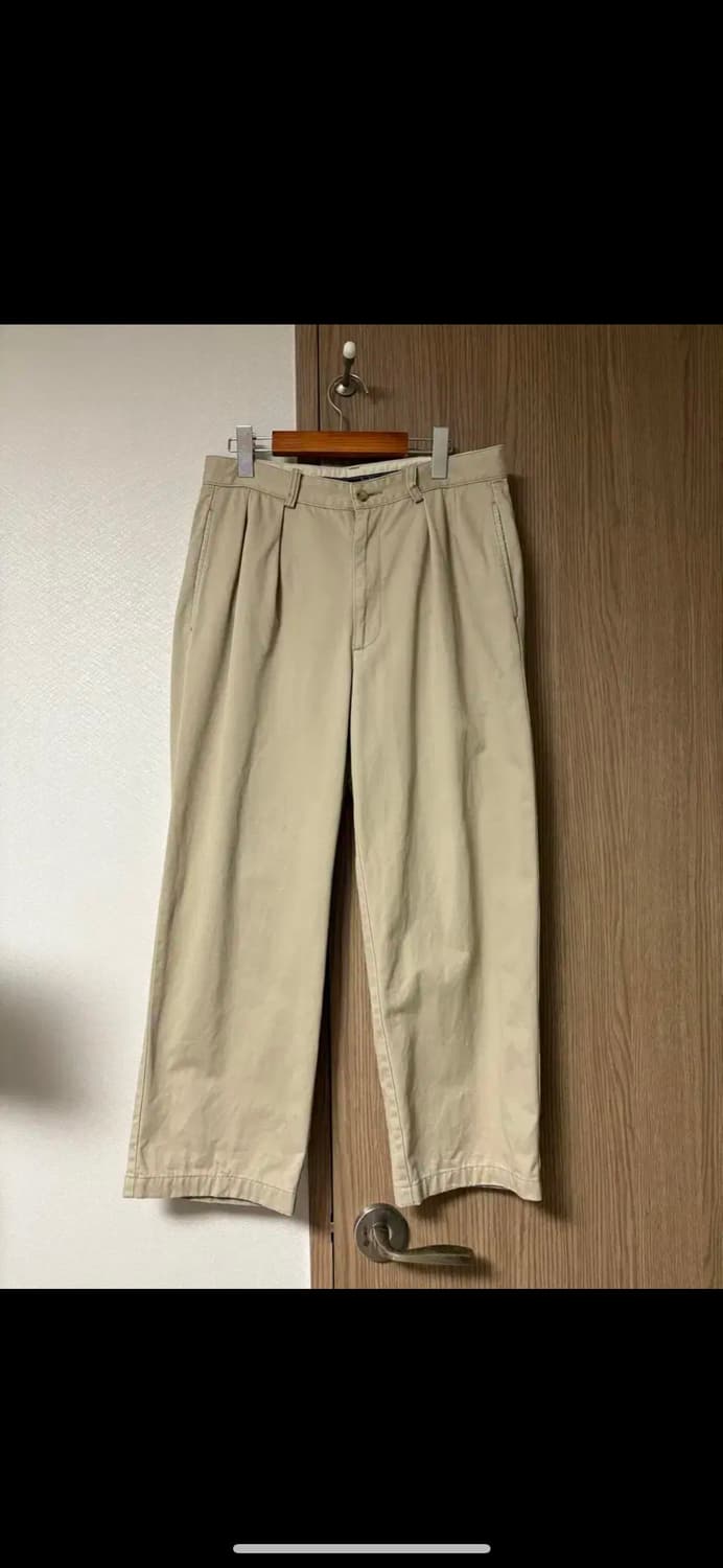 폴로 랄프로렌 클래식 투턱 치노팬츠 베이지 32x34 상품이미지1