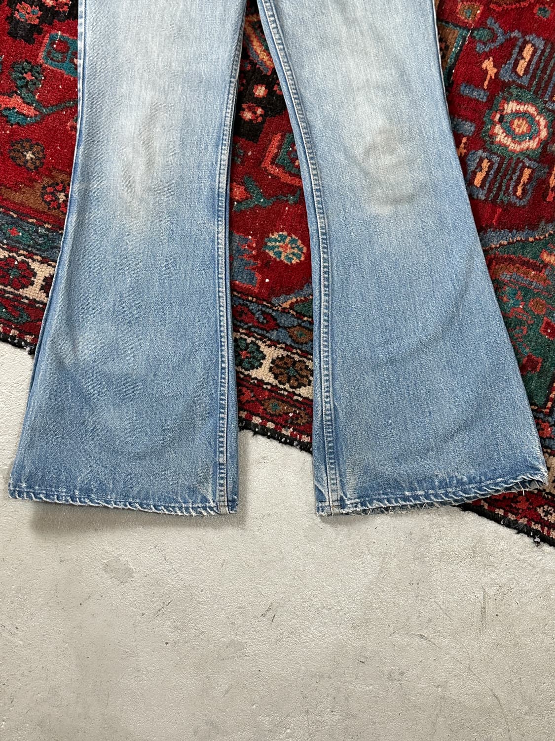 70's USA Made 빈티지 리바이스 684 벨바텀 부츠컷 데님 상품이미지7