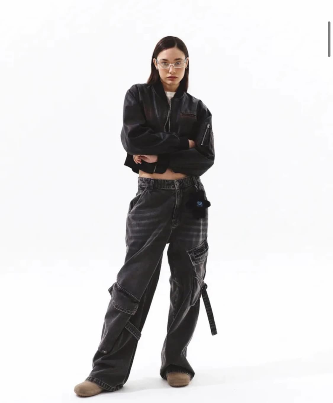 PRENDA AGEING LEATHER MA-1 JACKET 상품이미지2