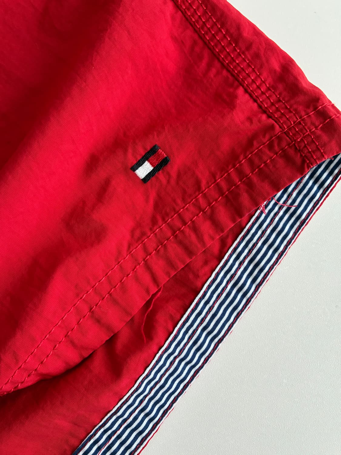 L) 타미힐피거 스윔 쇼츠 반바지 레드 상품이미지5