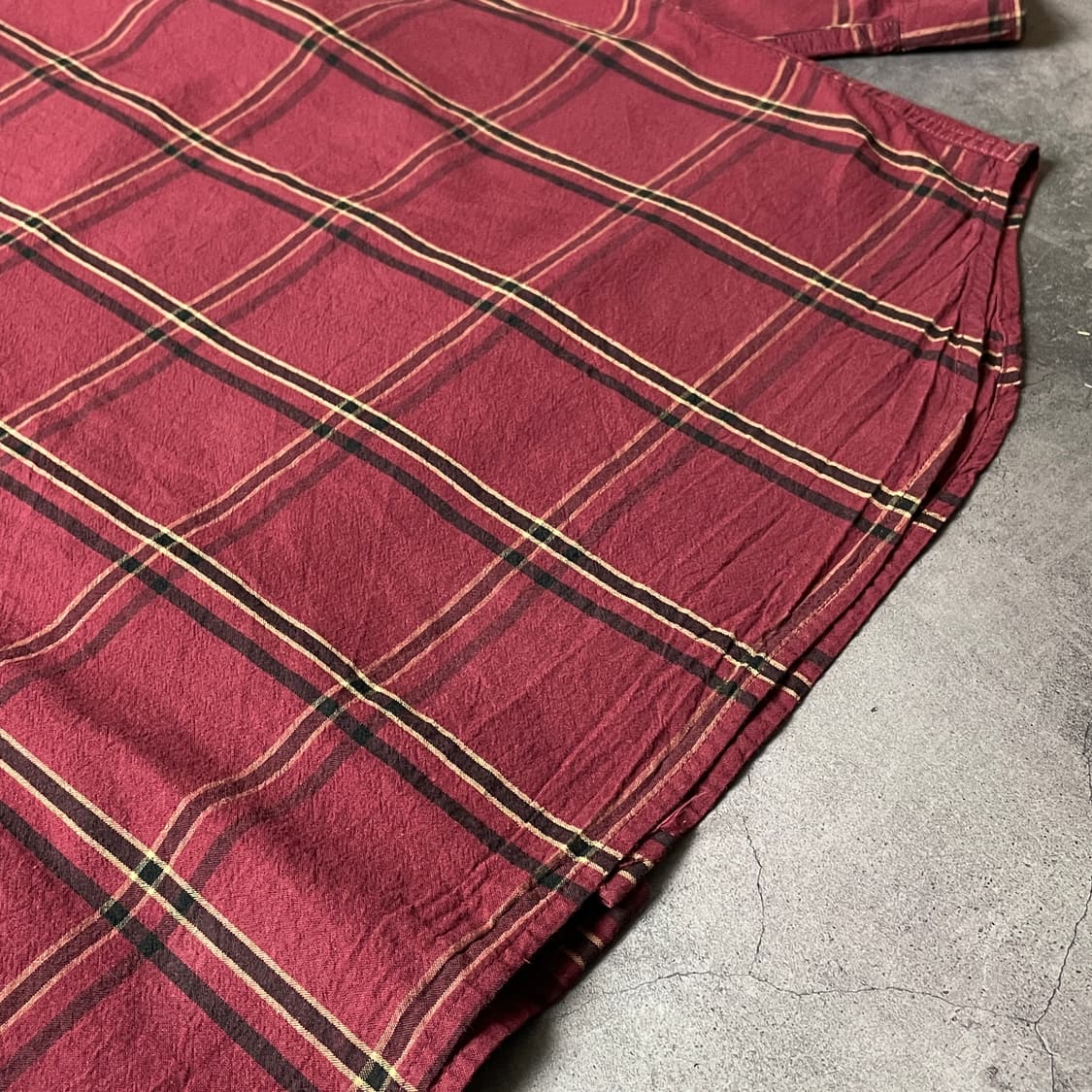 CARHARTT 칼하트 빈티지 와인 체크 코튼 워크 셔츠 A00457 상품이미지8