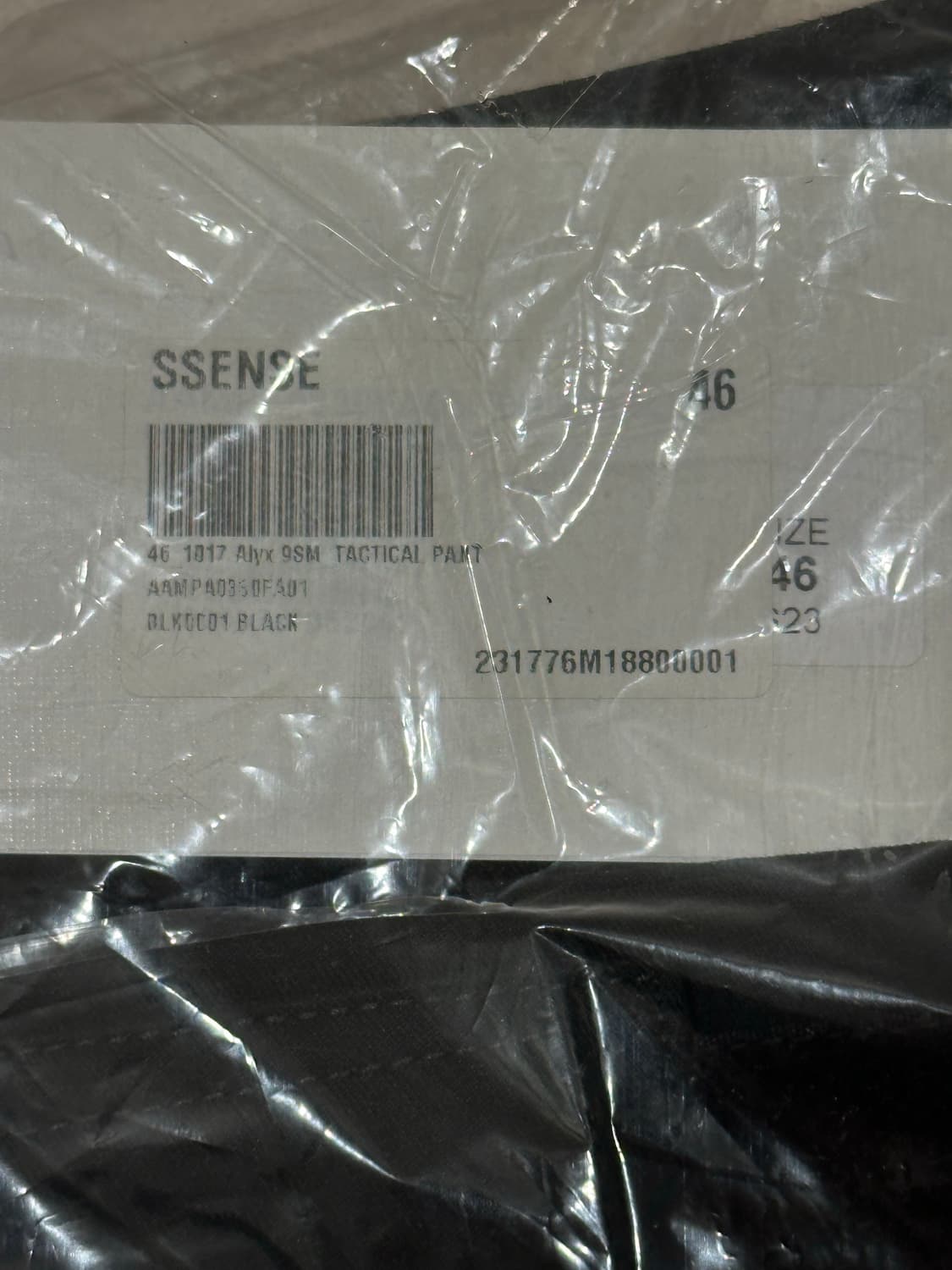 1017 Alyx 블랙버클 택티컬 카고 팬츠 46 상품이미지4