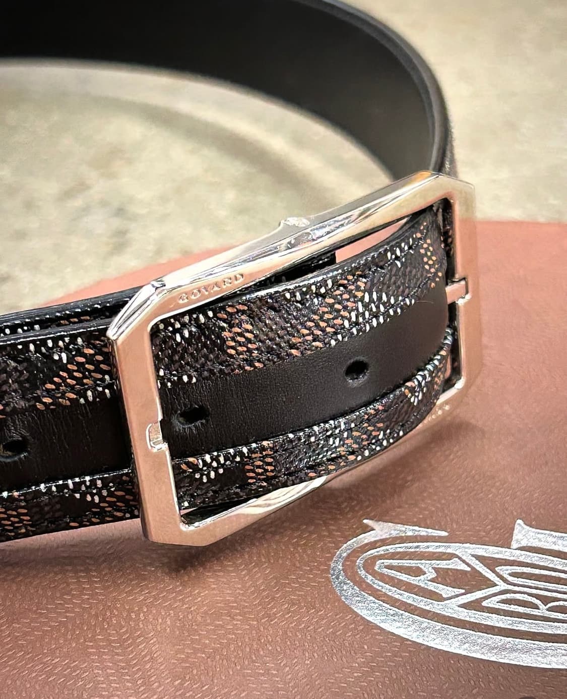 고야드 벨트 블랙 상품이미지4