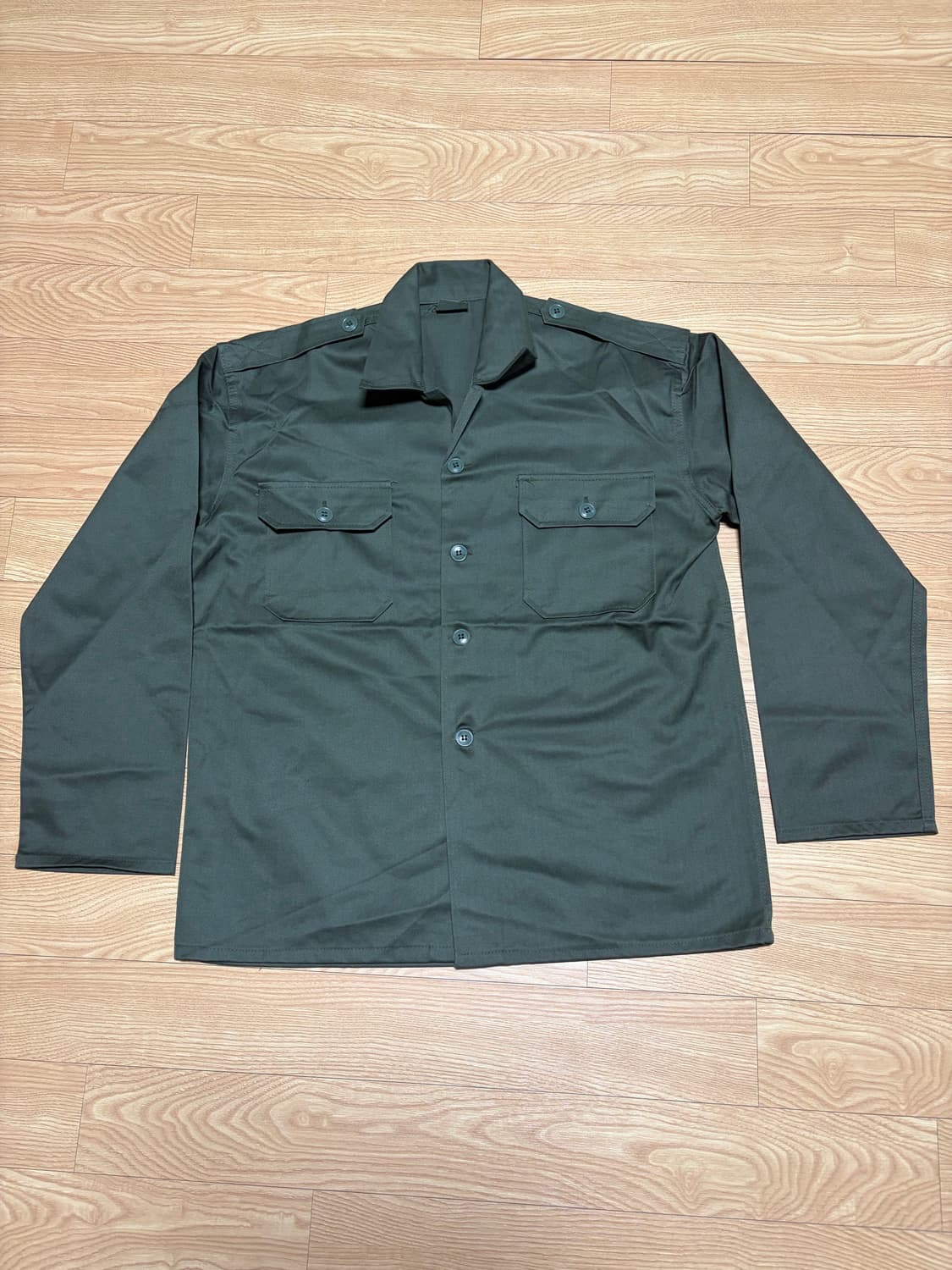 민무늬 hbt 전투복 상의 2호 105 상품이미지1