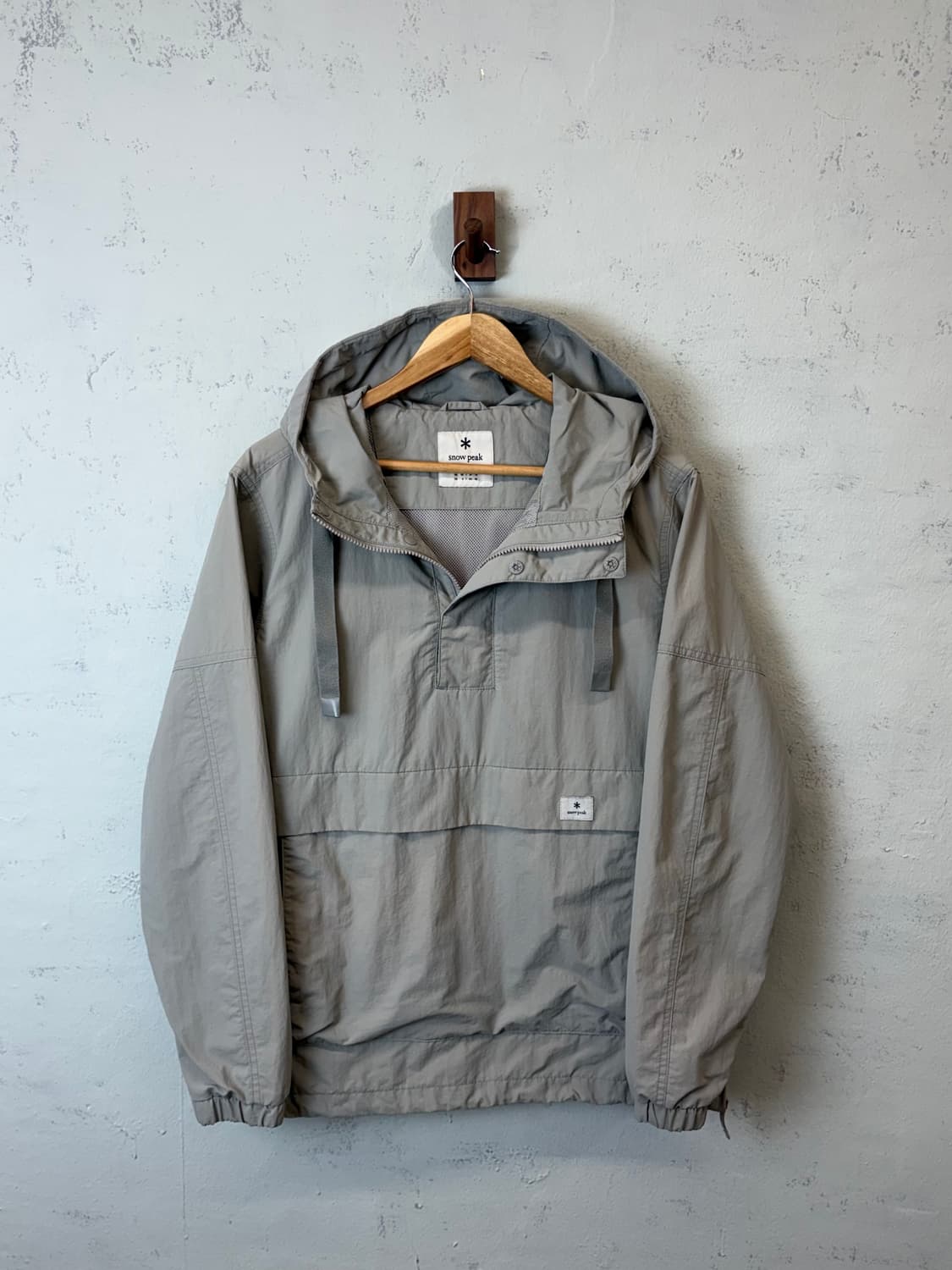 스노우피크 캠플 아노락 반집업 바람막이 상품이미지1