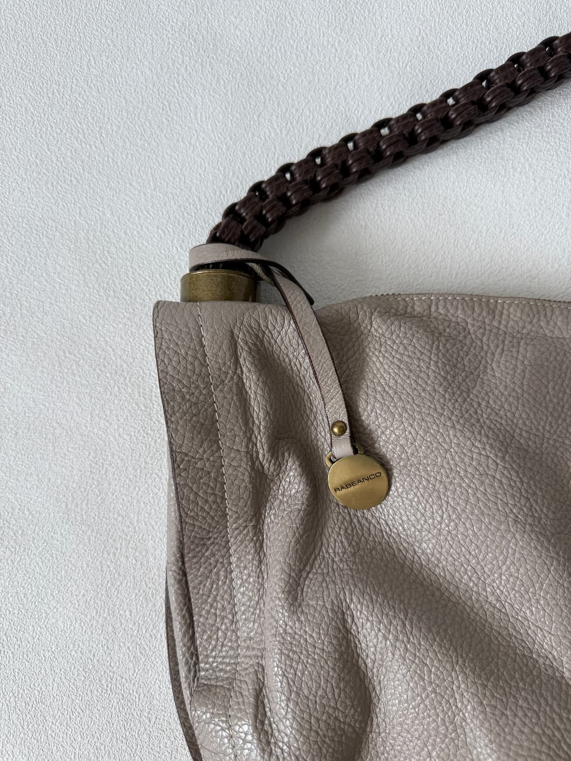 Pre owned 레더 숄더백 상품이미지3