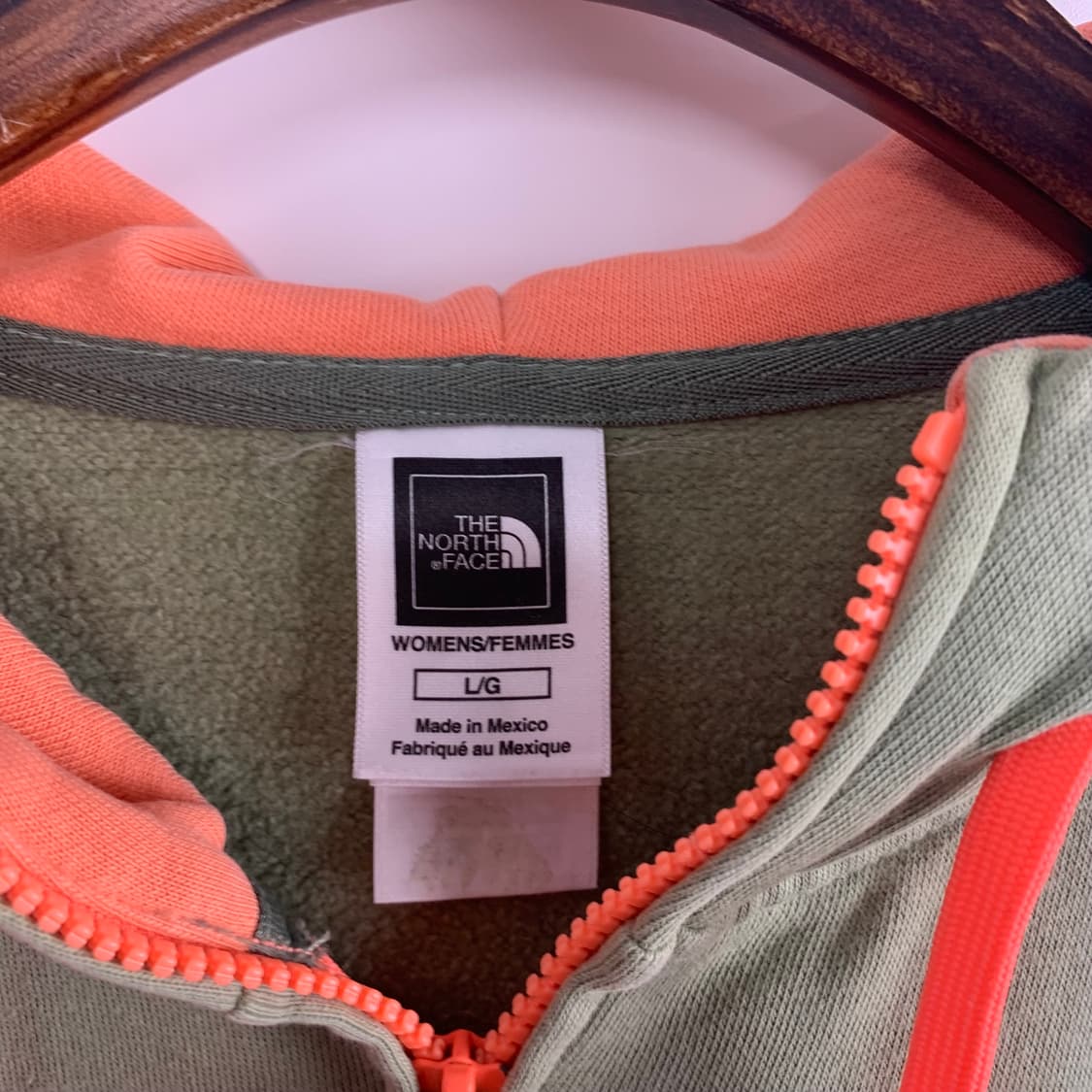 노스페이스 빅로고 말차 후드집업 상품이미지5