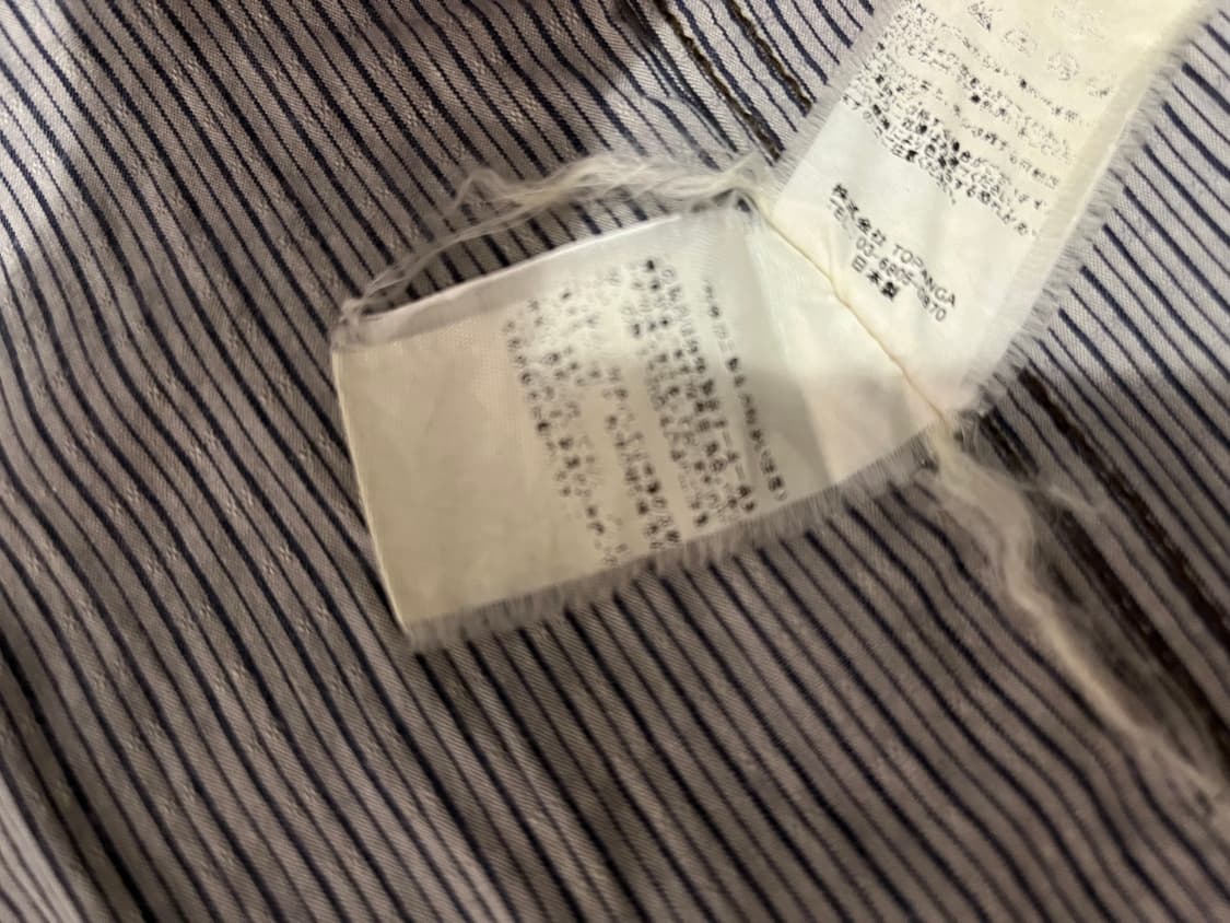 Stevenson Overall Co.더블 브레스트 코튼 왁싱 자켓 S 상품이미지7