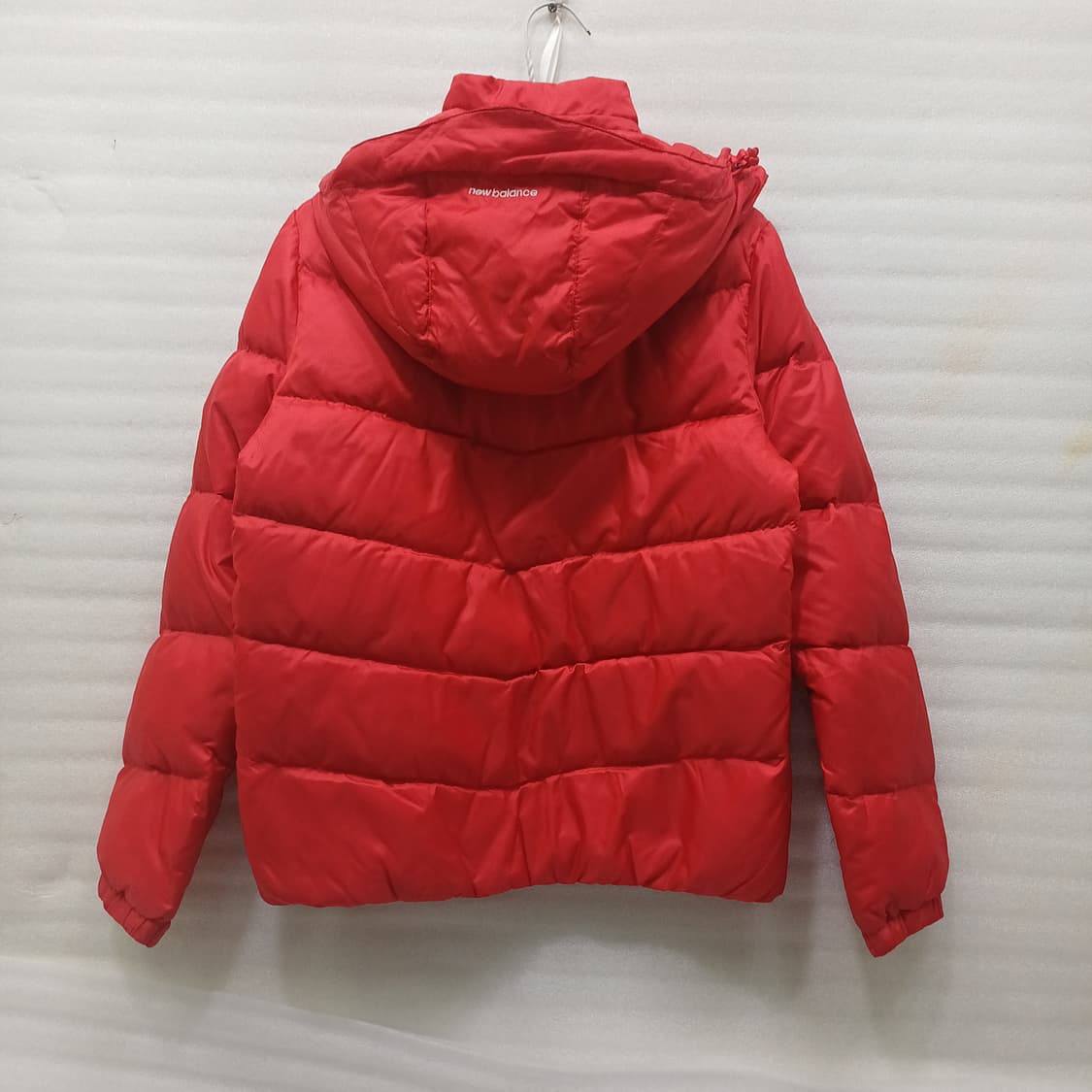뉴발란스 오리털 다운 후드 패딩 자켓 여성 여유 S 레드 사랑봉봉 상품이미지2