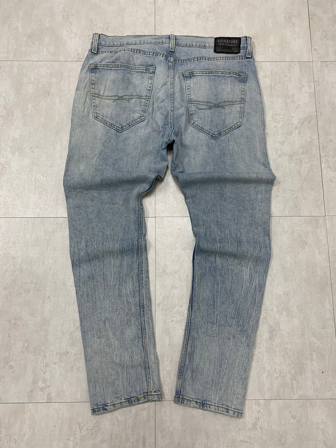 리바이스 워싱 디테일 슬림핏 데님 팬츠 #65 상품이미지7