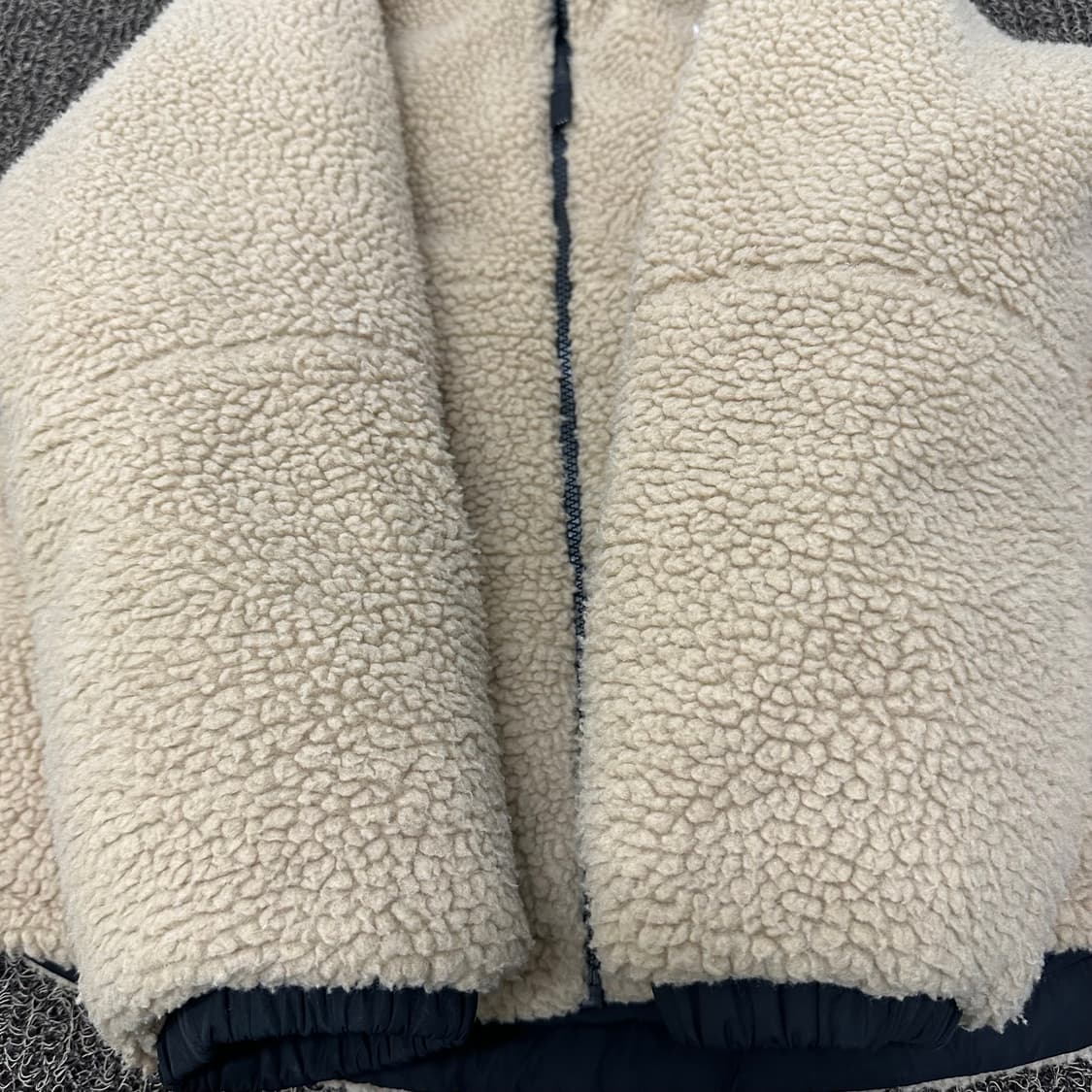 NEPA 네파 뽀글이 털 양면 덕다운 패딩 점퍼 자켓 90사이즈 상품이미지3