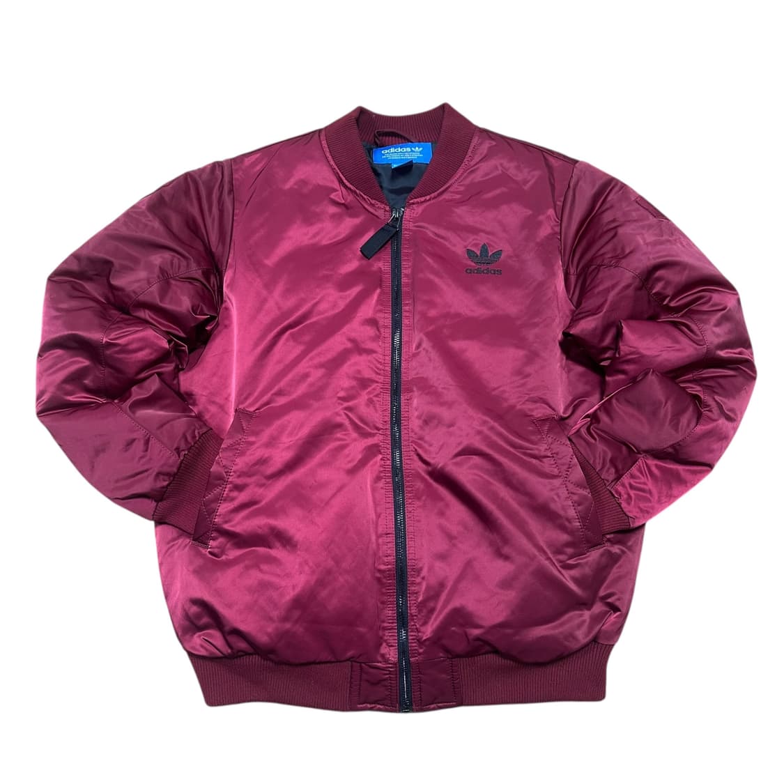 ✨ (바배) 아디다스 빅로고 버건디 봄버 항공 점퍼  상품이미지1
