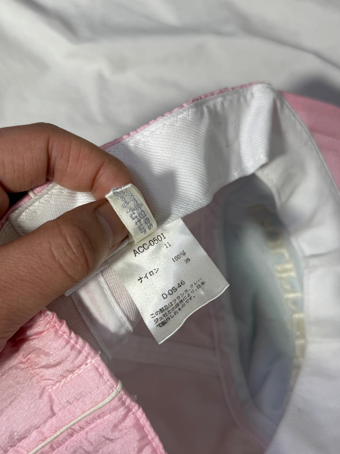 꾸레쥬 나일론 캡 courreges sport futur y2k 상품이미지6