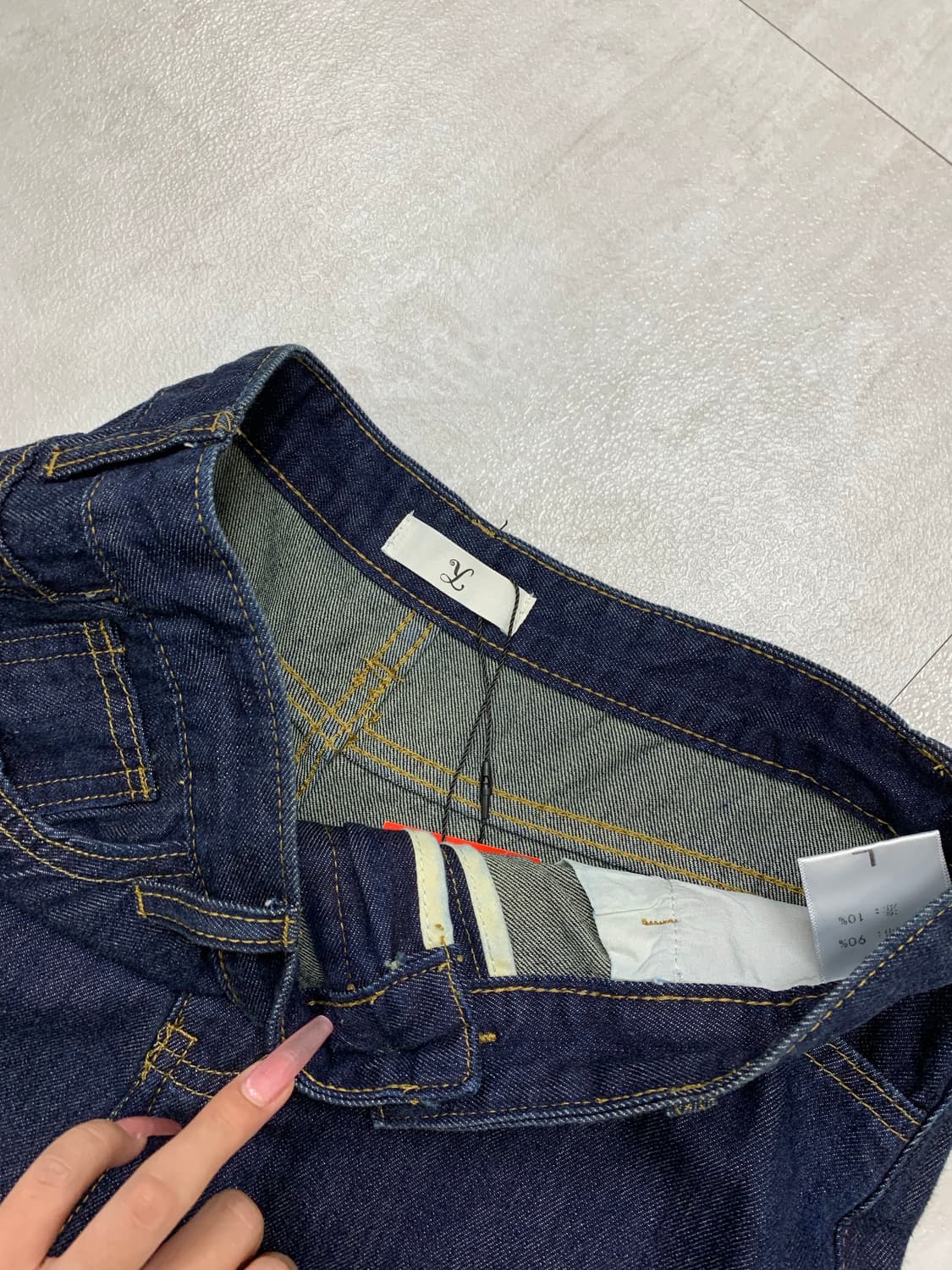 부츠컷 데님 팬츠 #162 상품이미지4