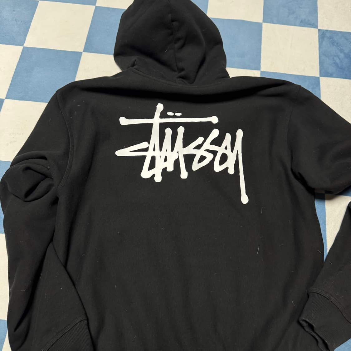 스투시 베이직 후드(L) 미시착 새상품 상품이미지2