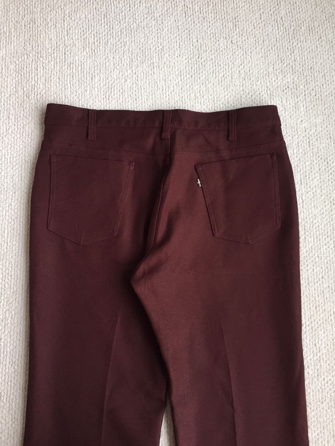 RARE 70-80’s levis 517 버건디 스타프레스트 상품이미지5