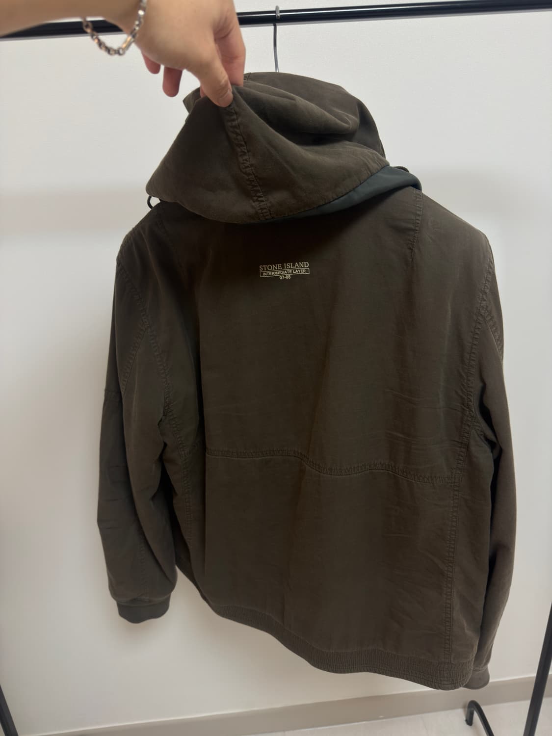 [백화점판,XL] 00’s 스톤아일랜드 아카이브 리버시블 자켓 브라운 상품이미지3