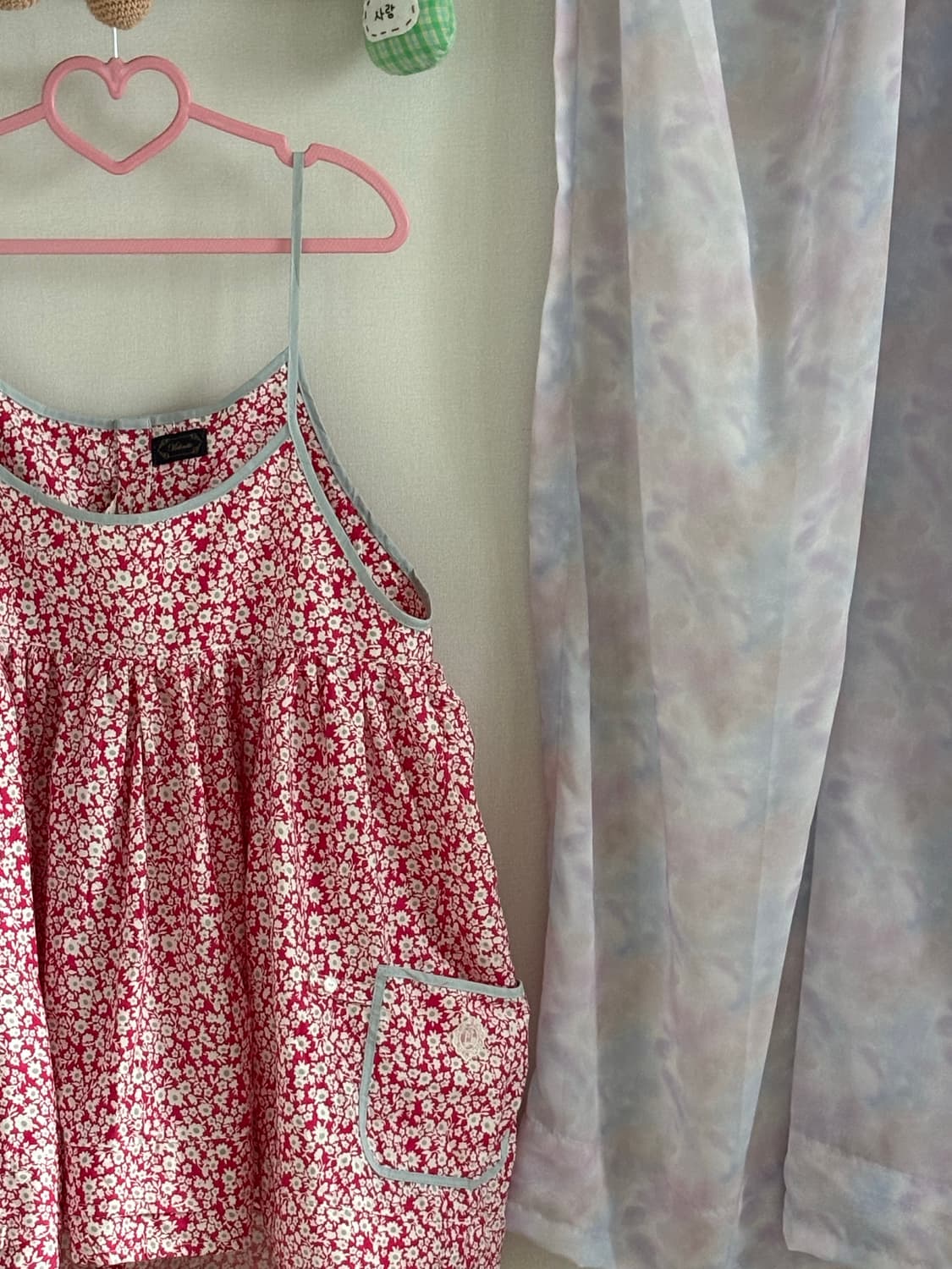 핑크 플라워 뷔스티에 상품이미지2