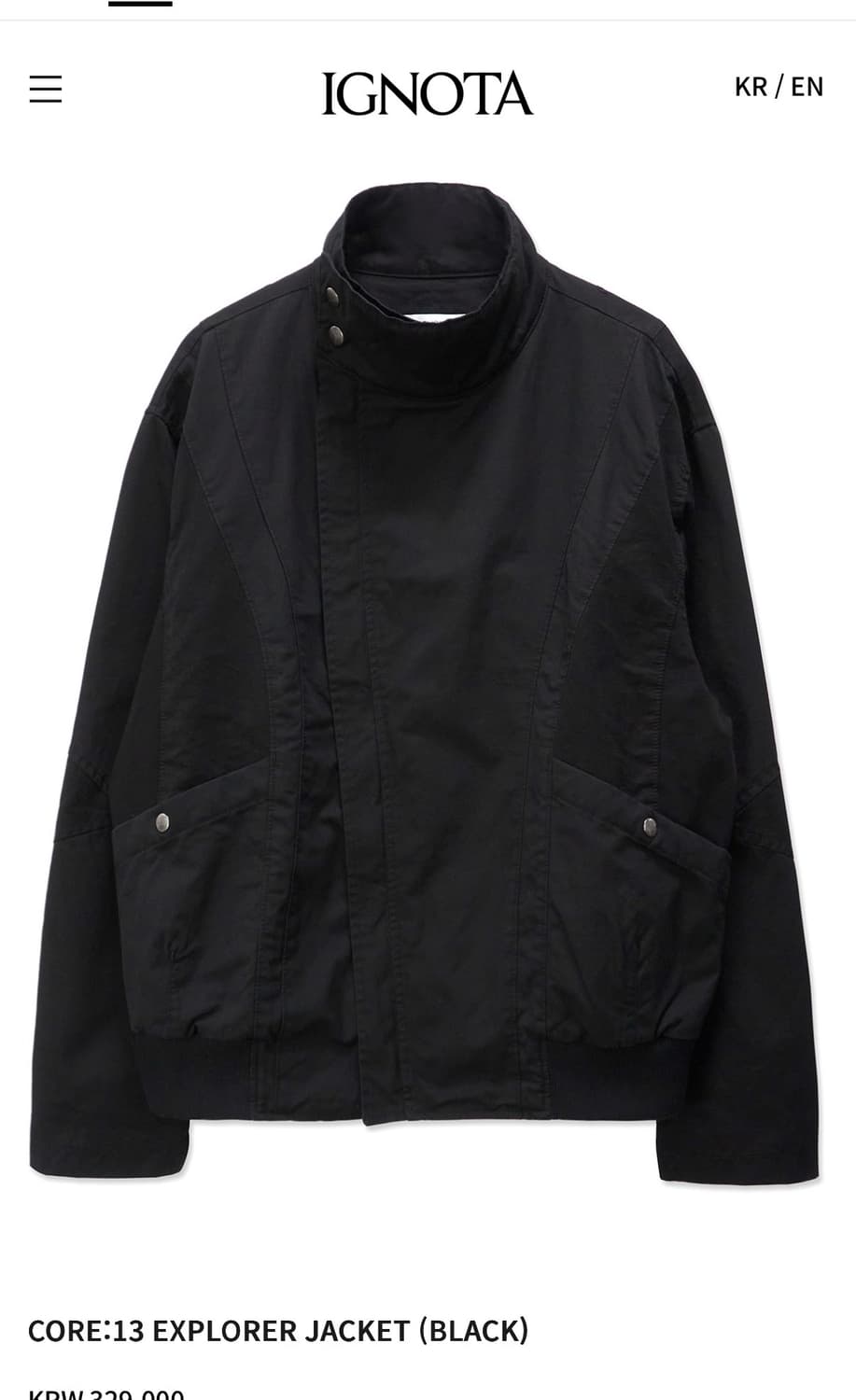 (구매)이그노타 코어 13 자켓 L 상품이미지1