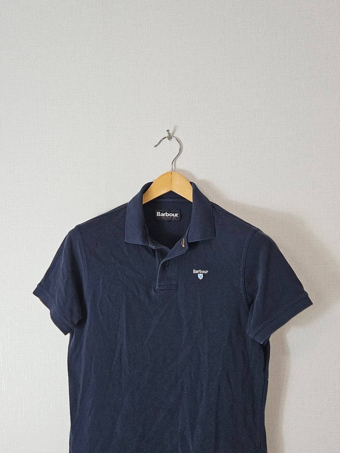 바버 Barbour 폴로 자수로고 반팔 카라티 pk 피케티 네이비 M 상품이미지2