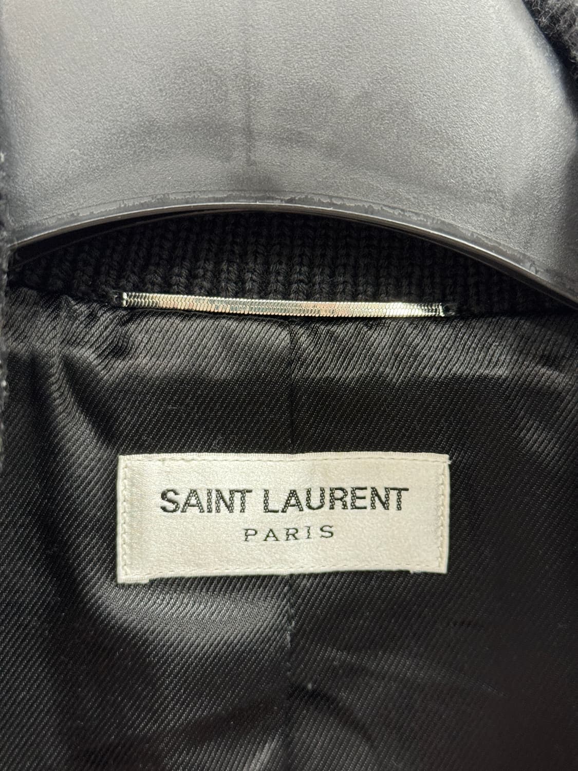 생로랑 바시티 봄버 테디 자켓 50사이즈  상품이미지3