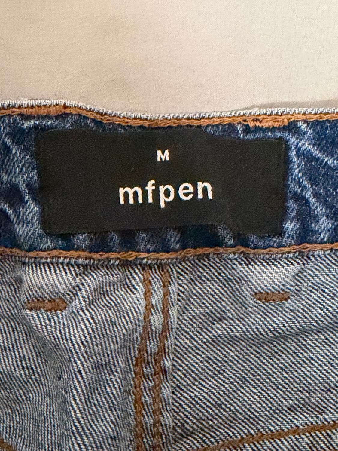 mfpen 빅 진 워시드 블루 M 상품이미지4