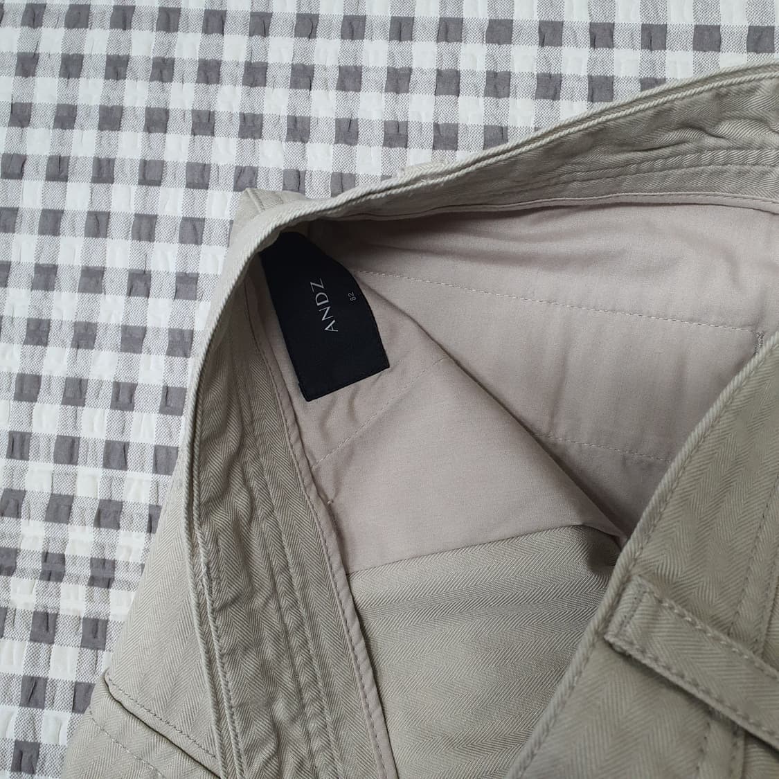 미착용 앤드지 와이드 면바지 남자31 상품이미지2