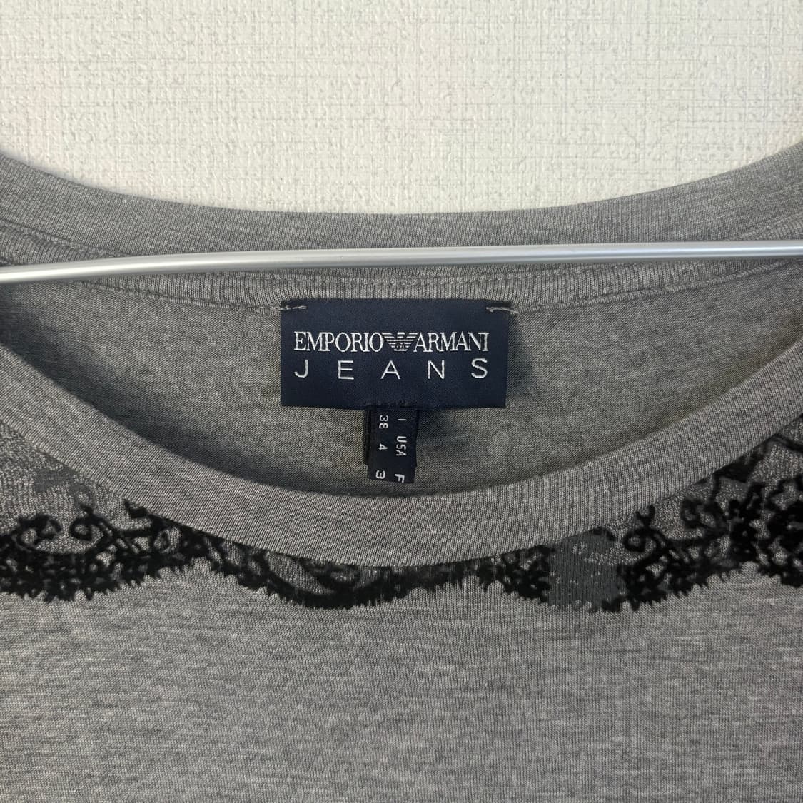 Armani jeans lace top grey 상품이미지8