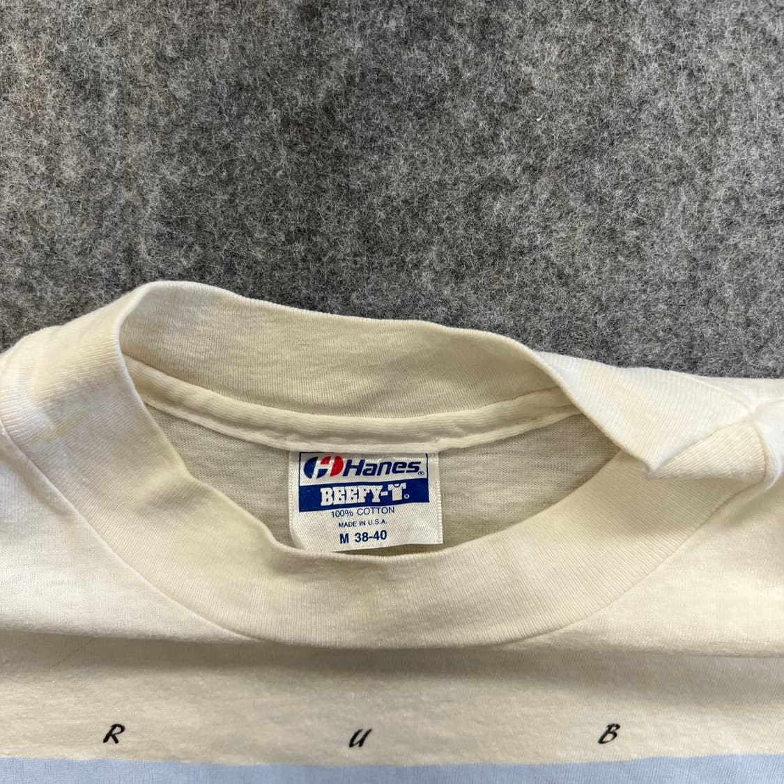 90s Vintage Hanes Beefy-T Aruba 상품이미지5