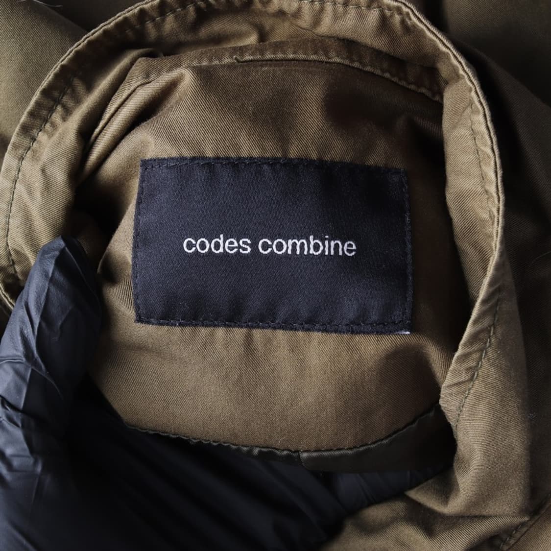 코데즈컴바인 빈티지 하이넥 야상 점퍼 카키 F 상품이미지5