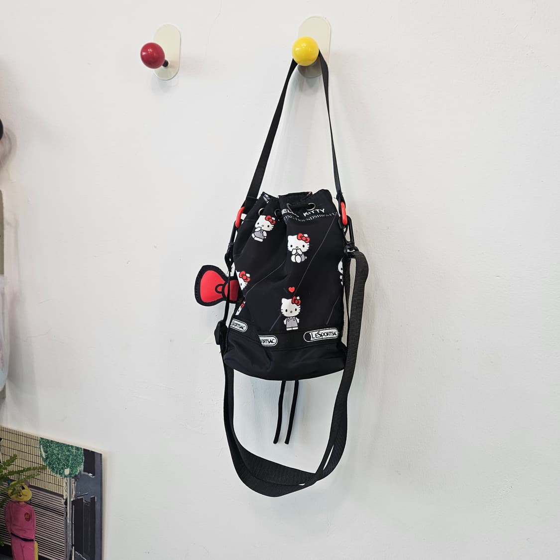 레스포색 헬로키티 버킷백 복조리백 상품이미지4