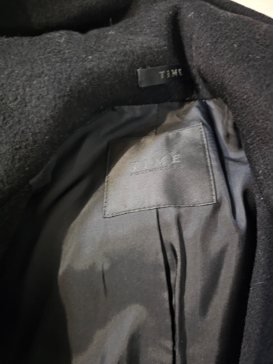 타임 울캐시미어 혼방 더플 코트(남녀공용가능) 상품이미지3