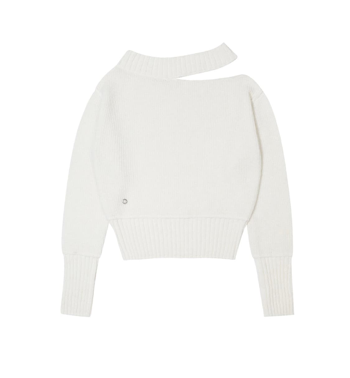 보헤미안서울 neck cut out 넥 컷아웃 슬림핏 니트 상품이미지2