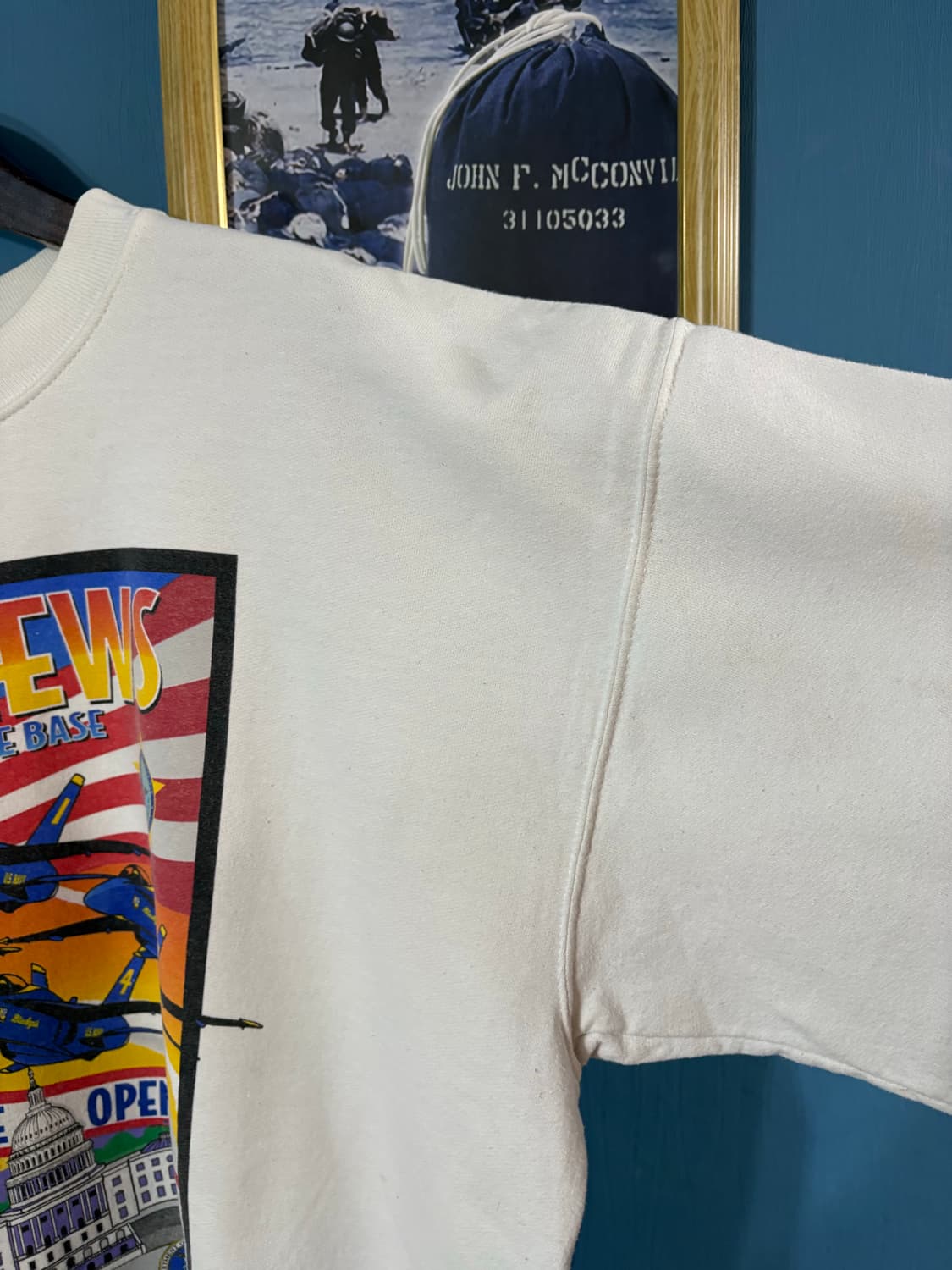 00’s Hanes Airforce Sweat shirt. 상품이미지7