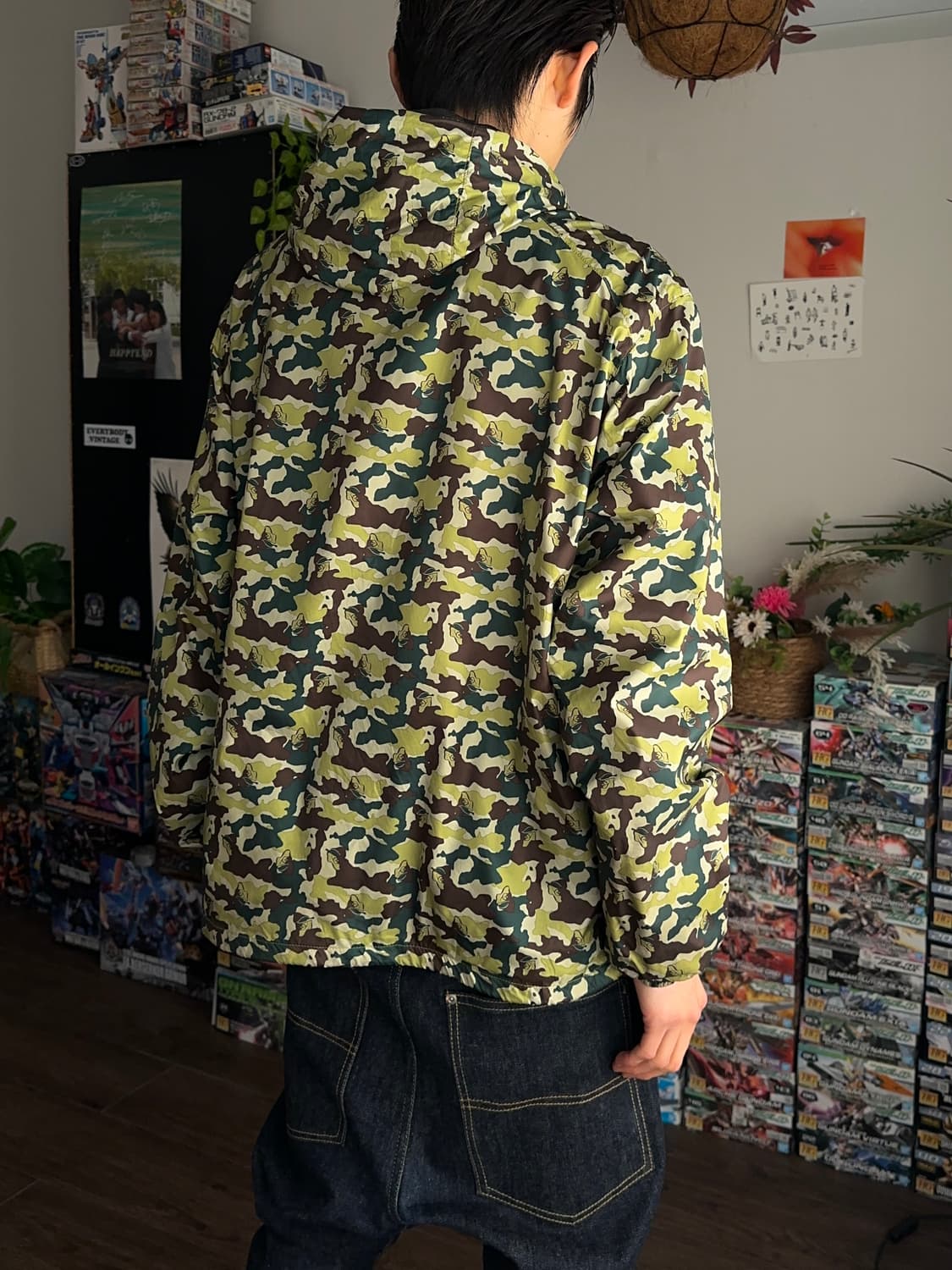 Green Stage 프로그스킨 카모 윈드 브레이커 상품이미지6