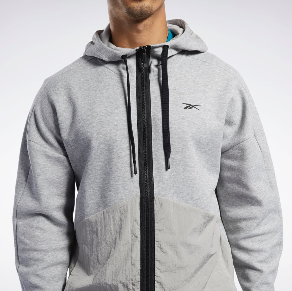 [S] Reebok 리복 그레이 후드집업 자켓 상품이미지4