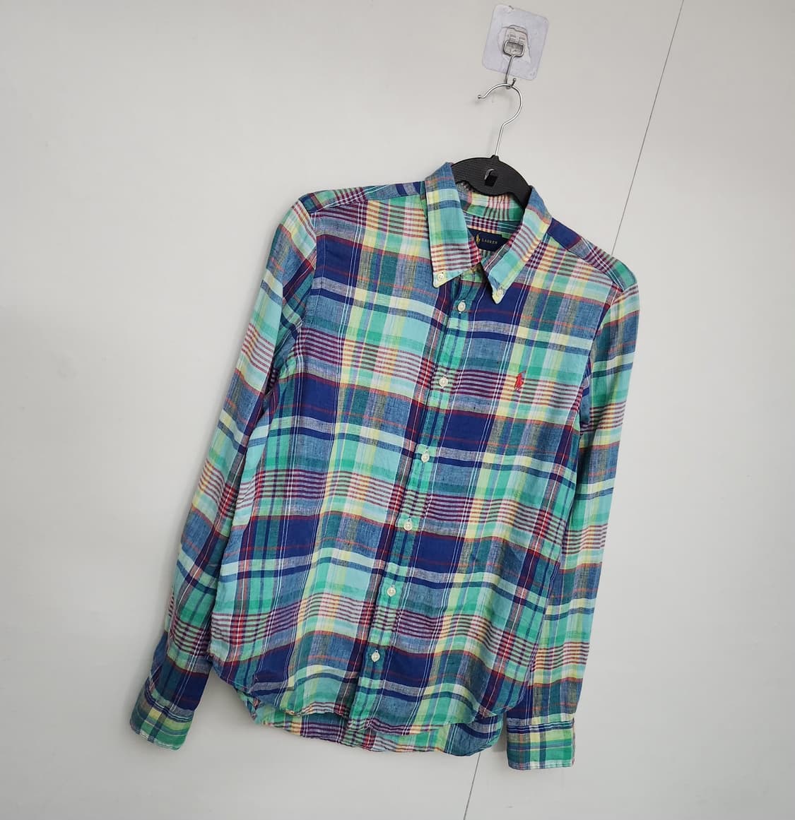 폴로랄프로렌 95 체크셔츠 린넨셔츠 마셔츠 상품이미지4