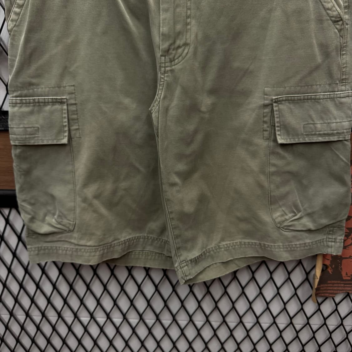 00s GAP 노르망디 카고 반바지 사이드 포켓 포인트 카키 상품이미지4