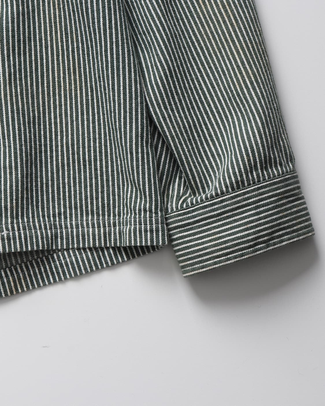 Supreme Hooded Stripe Denim Zip Up Shirt 상품이미지4