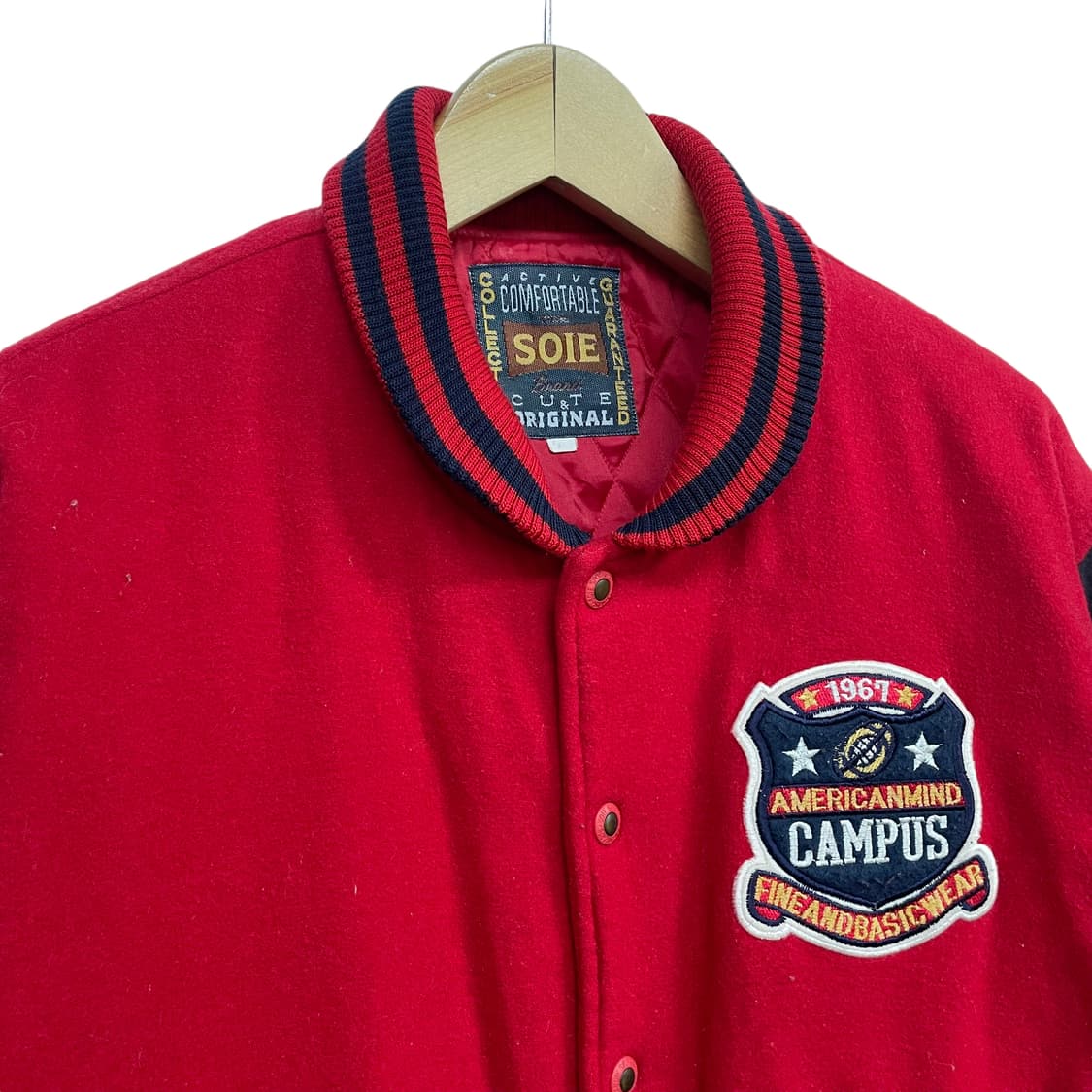 Usa vintage 울 바시티 자켓 상품이미지4