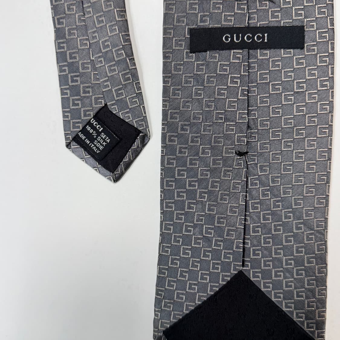 구찌(GUCCI)  G모노그램 명품 정품 넥타이 상품이미지5