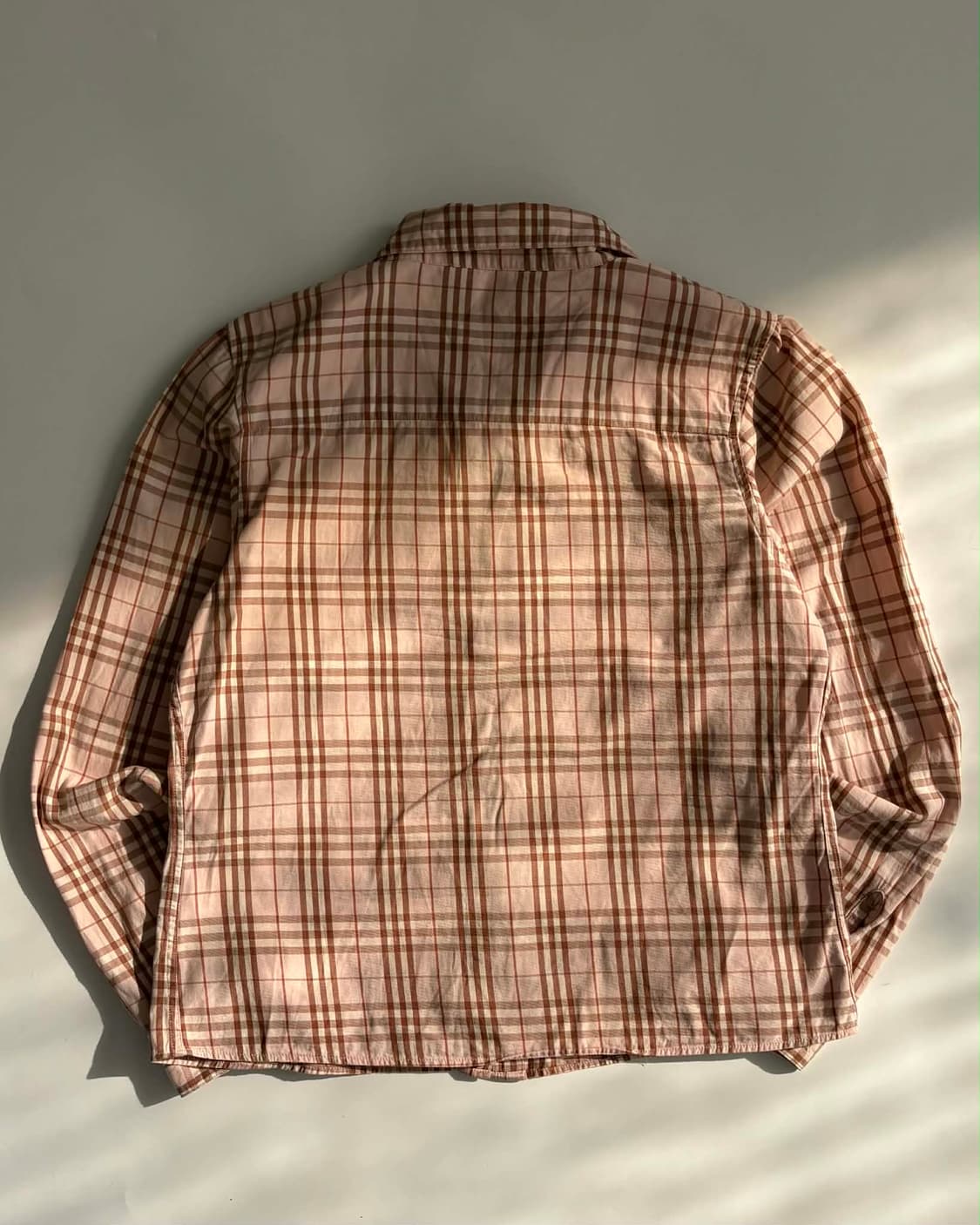 [M] 버버리 런던 핑크 노바체크 셔츠 상품이미지4
