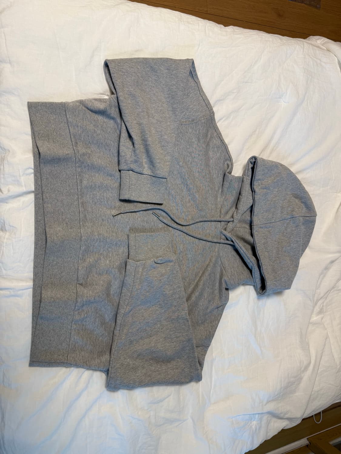 아이링마켓 조거후드티 후드티셔츠 그레이 상품이미지6