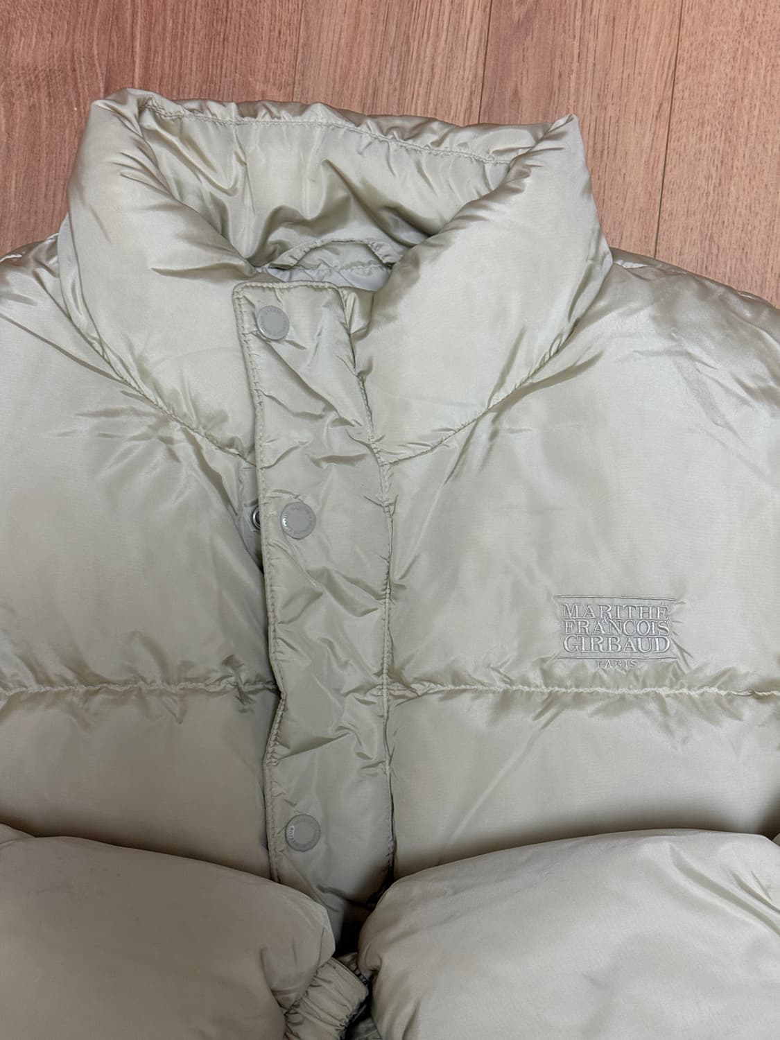 마리떼 클래식 로고 다운 자켓 / 라이트베이지 / L 상품이미지6
