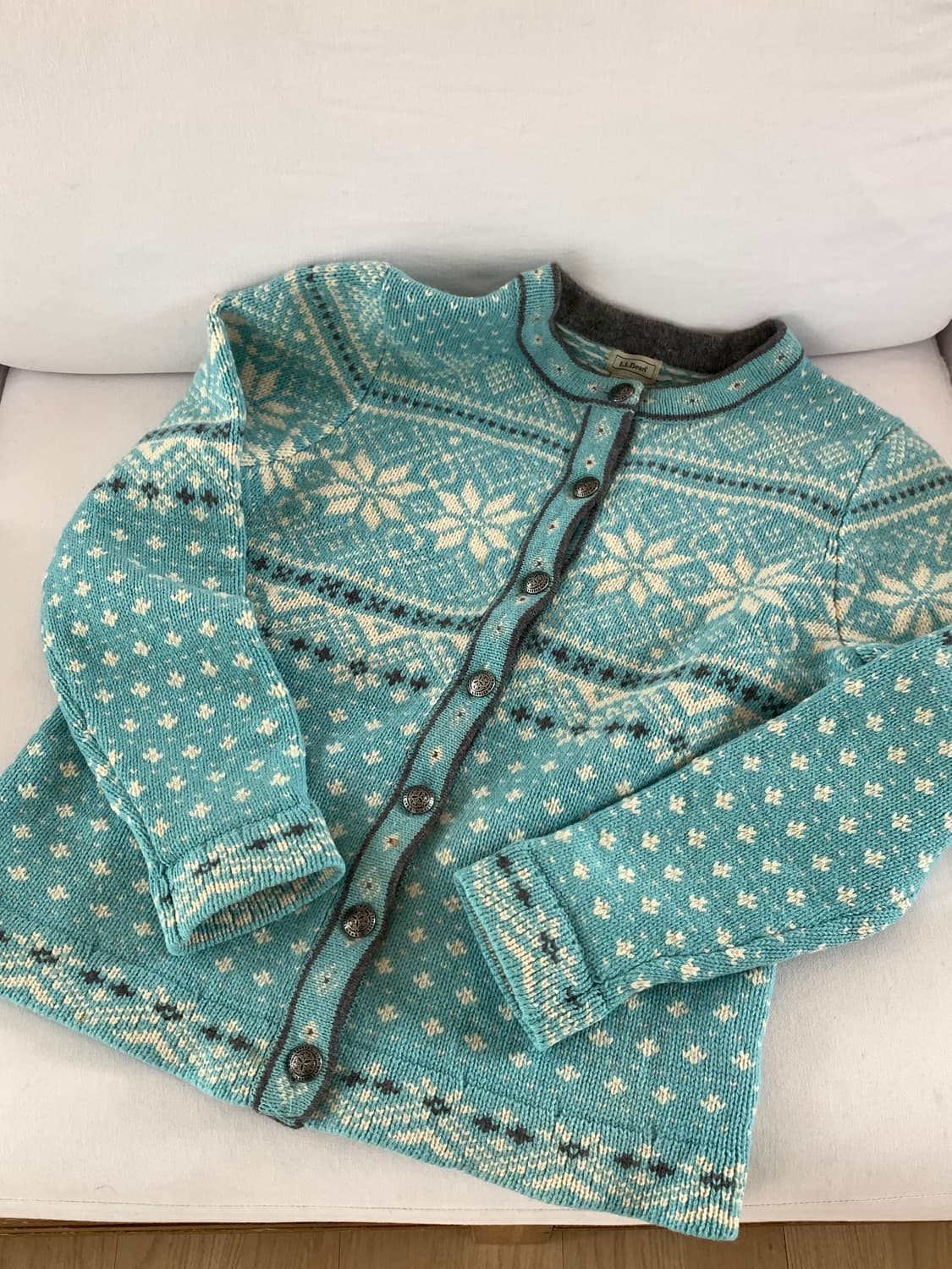 LL bean Nordic Cardigan 상품이미지1