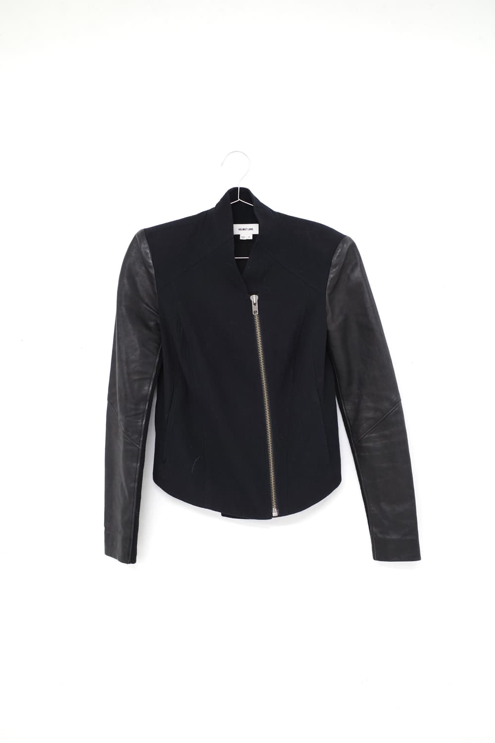 Helmut Lang Sleeve Leather Biker Jacket 상품이미지1