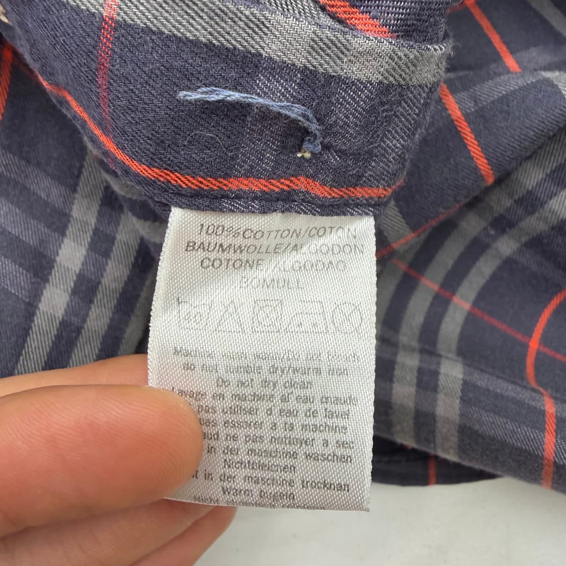 버버리 노바 체크 셔츠 L 상품이미지8